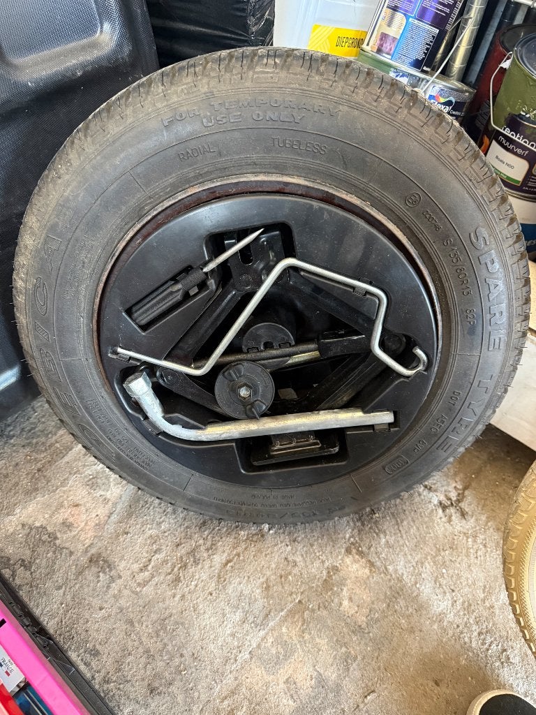 Fiat 500/Panda thuiskomer met gereedschap set, Ophalen of Verzenden, Gebruikt