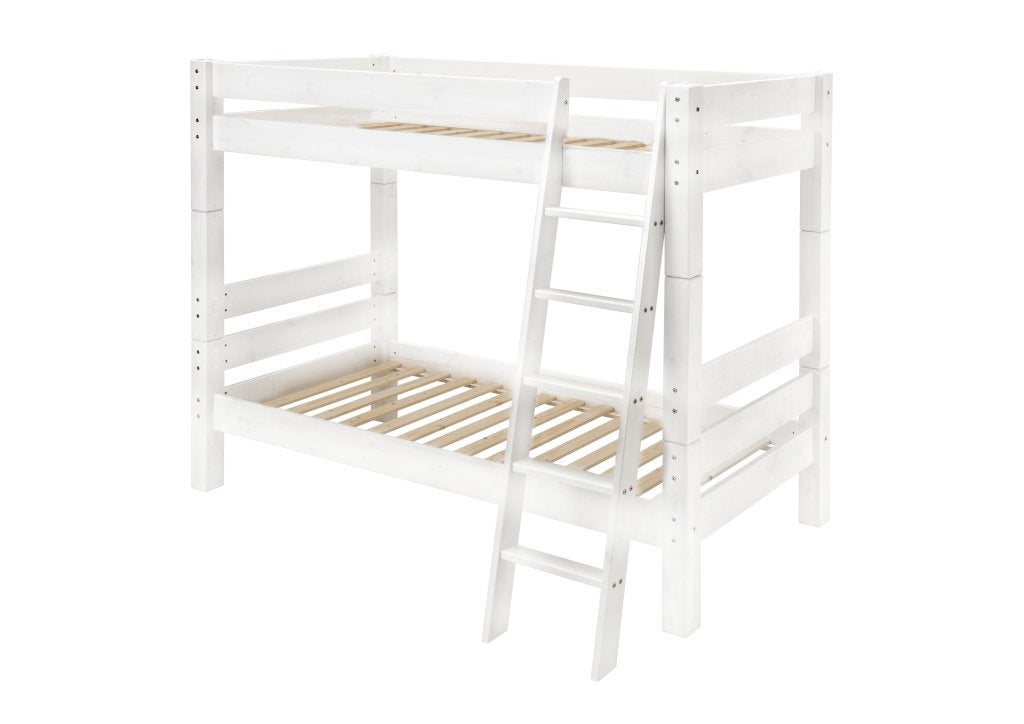 Toby stapelbed - 90x200 - Wit, Niet ingevuld, Niet ingevuld, Niet ingevuld