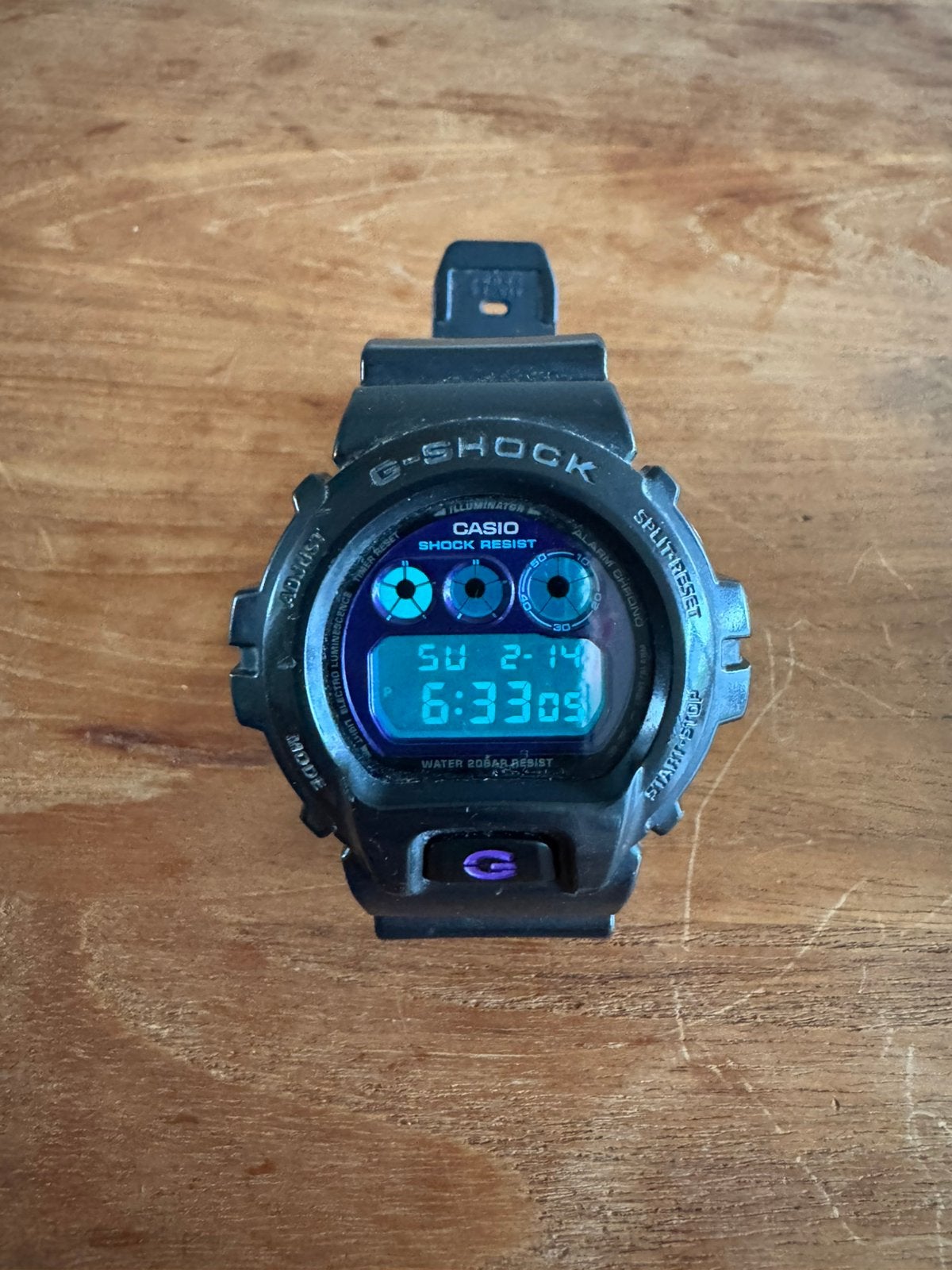 Casio G-Shock DW-6900MF-1, Ophalen of Verzenden, Zo goed als nieuw, Zwart, Android