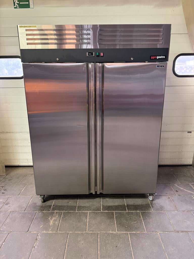 GGM Gastro TS1200ND | dubbele vrieskast rvs | 864 L, Witgoed en Apparatuur, Vriezers en Diepvrieskisten, Gebruikt, 160 cm of meer