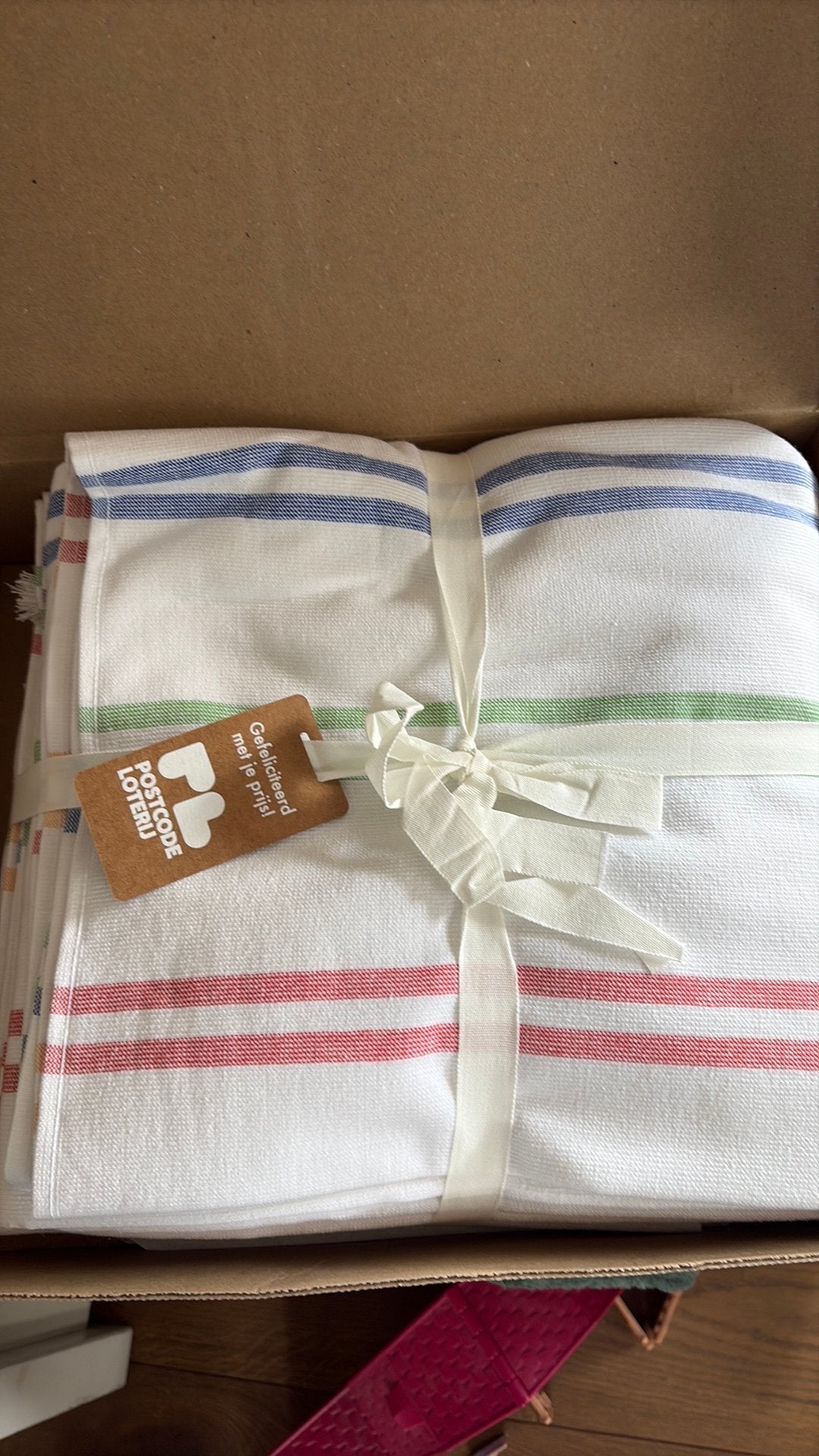 Hamam doek, Ophalen of Verzenden, Zo goed als nieuw, Theedoek of Handdoek