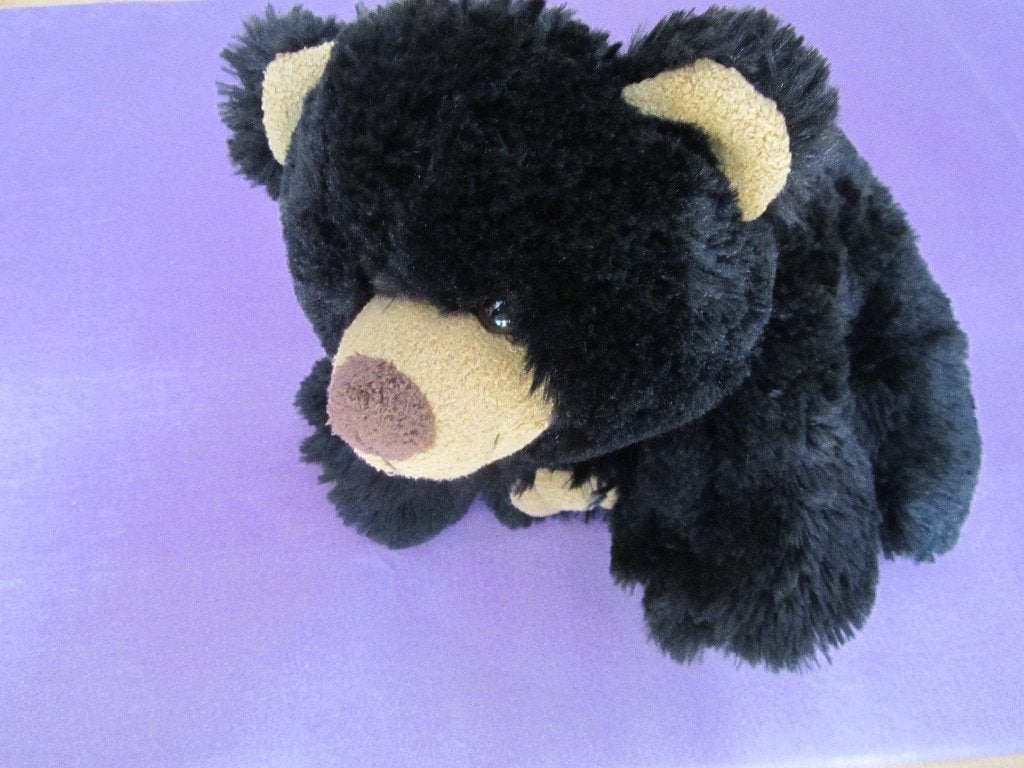 KIKA OSTOY Knuffel BEER - KRAAL OGEN. 30 CM ZITTEND. ZWART, Beer, Nieuw, Zwart, Ophalen of Verzenden