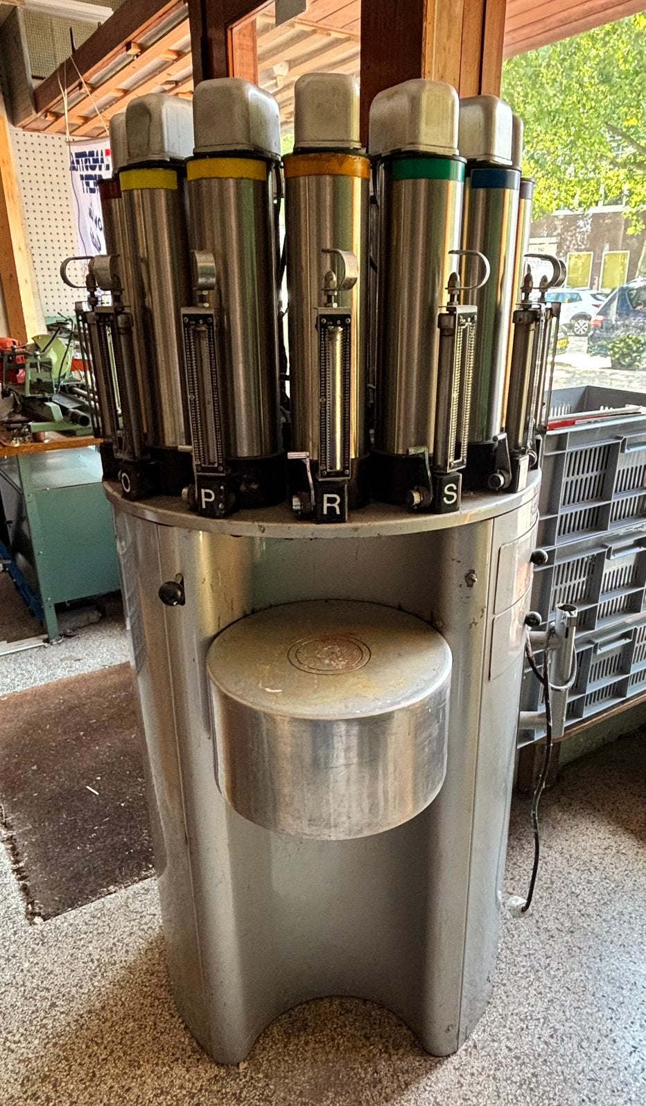 Verg meng machine (flexa), Ophalen, Gebruikt