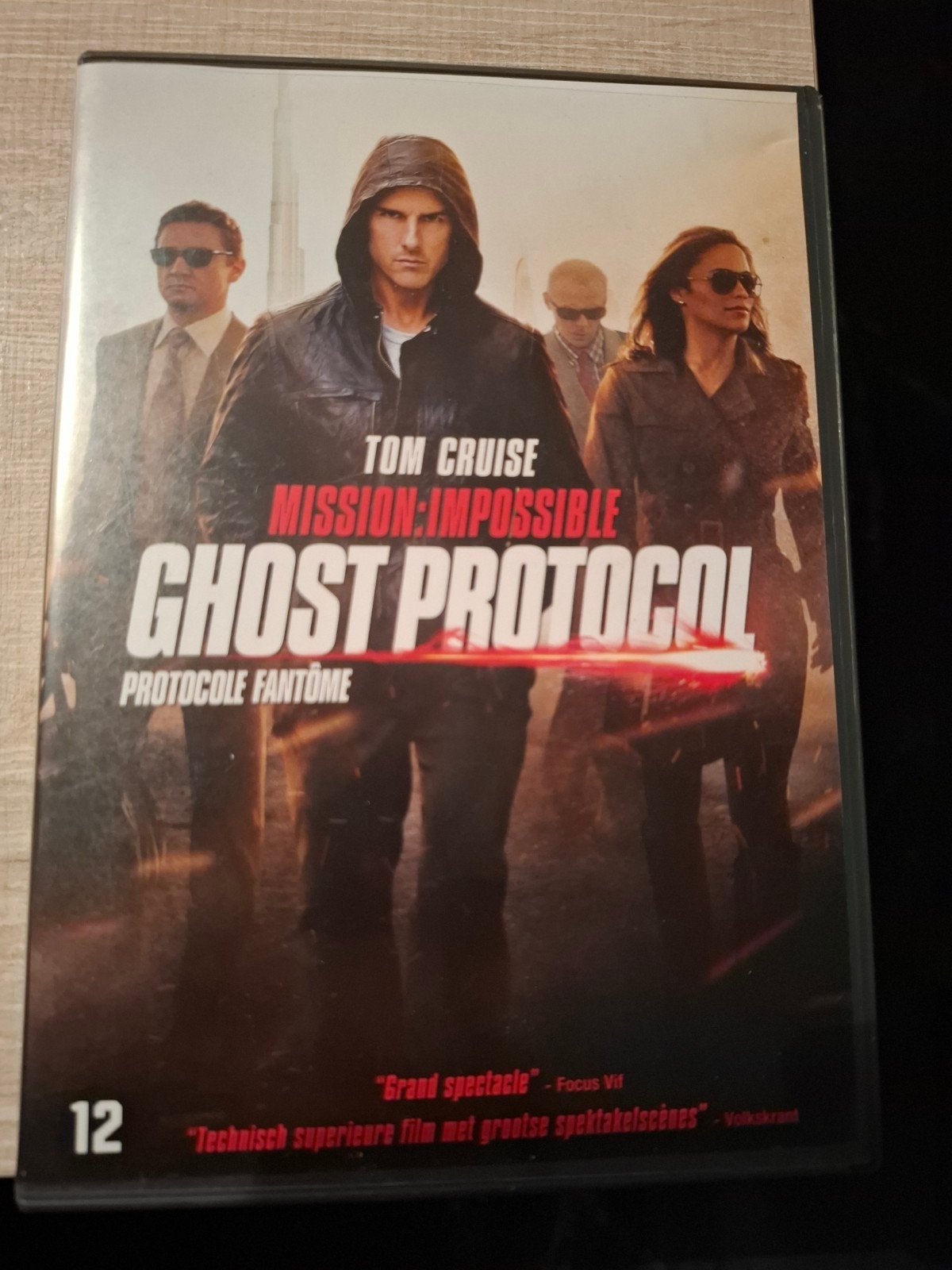 Mission impossible ghost protocol - Tom cruise, Vanaf 12 jaar, Ophalen of Verzenden, Zo goed als nieuw
