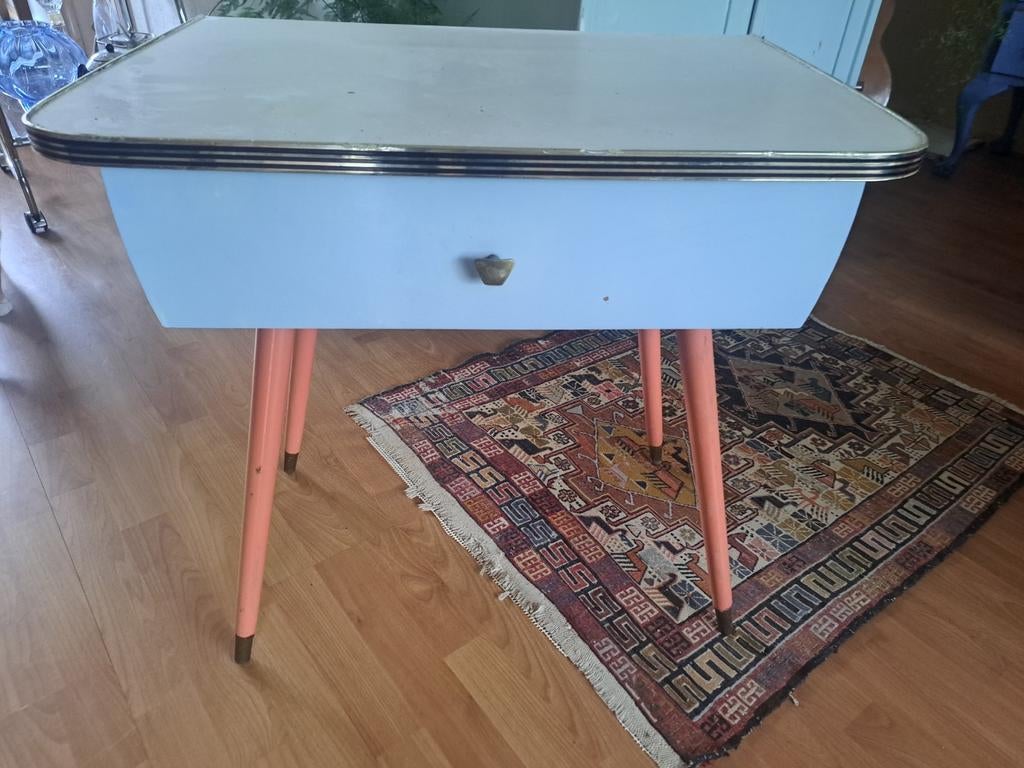 VINTAGE kastje met klep. Jaren 50/60., Ophalen, Huis en Inrichting