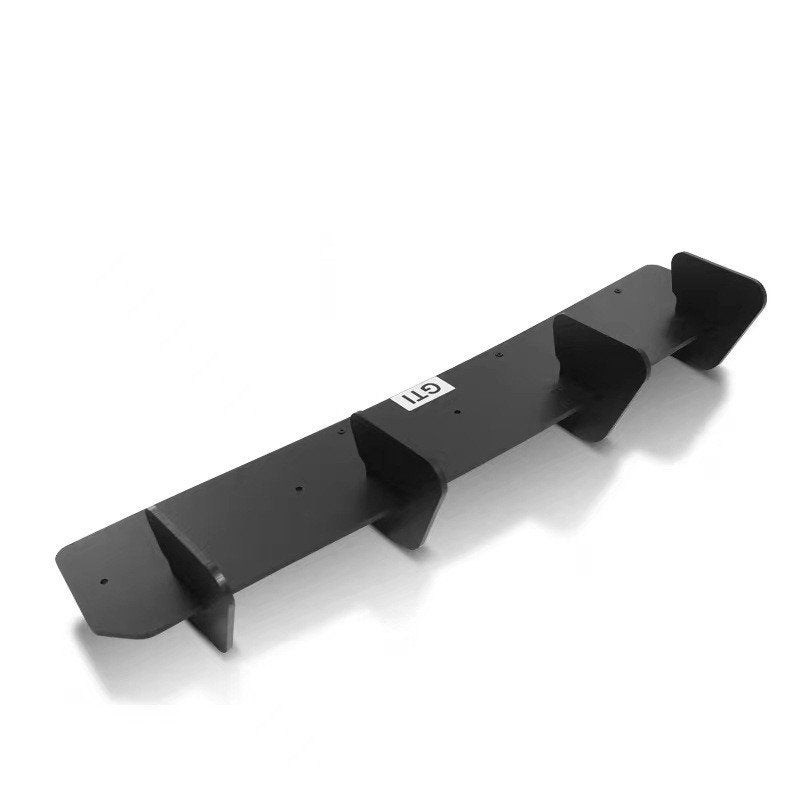 Achterspoiler Bumper Diffuser Lip VW Tiguan 2017-2021 Zwart, Auto-onderdelen, Volkswagen, Nieuw, Ophalen of Verzenden, Achter