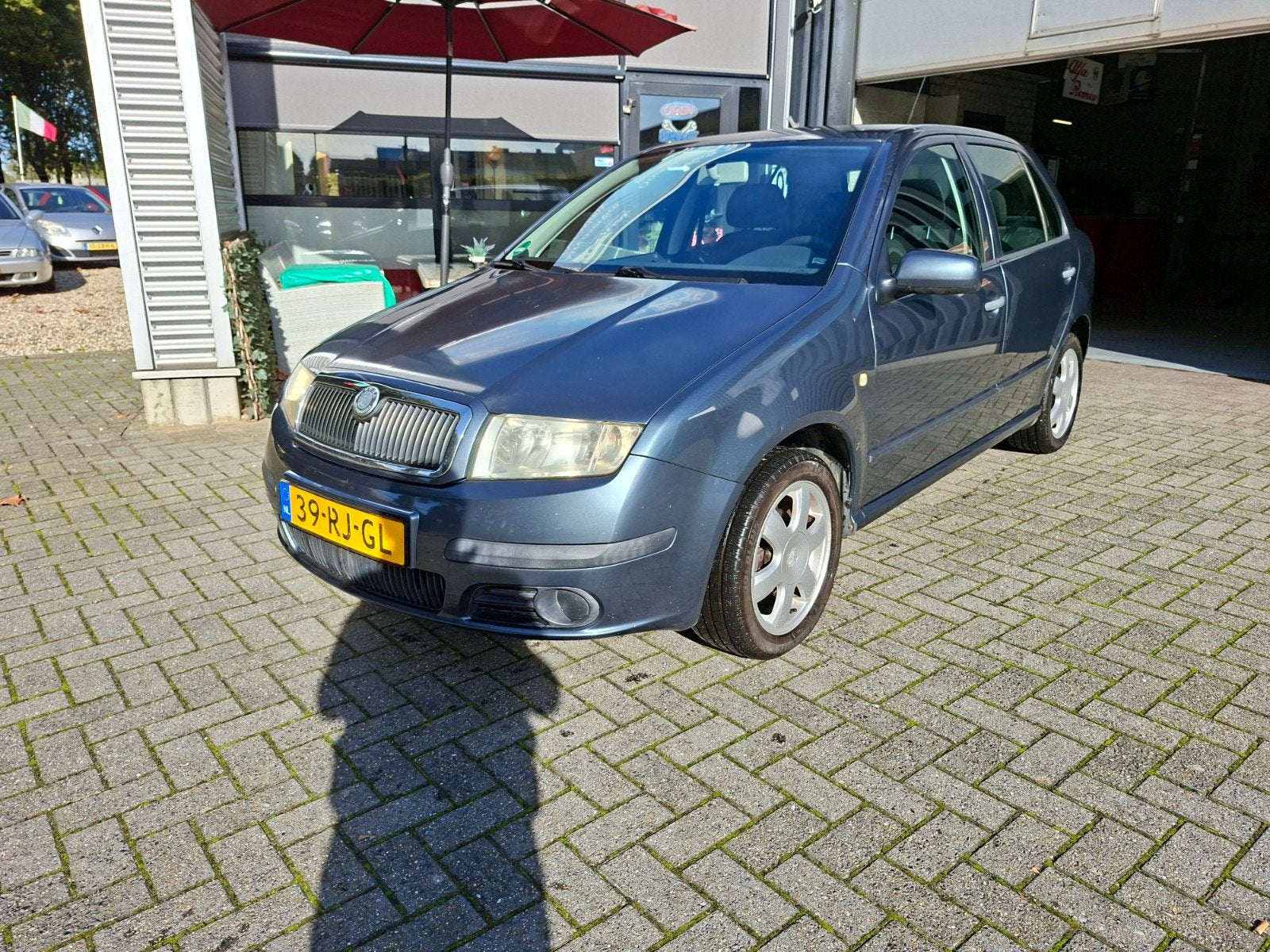 Skoda Fabia 1.2 47KW 2005 Grijs/Blauw metalic apk bij aflev., Auto's, Voorwielaandrijving, 1025 kg, 4 cilinders, 1198 cc