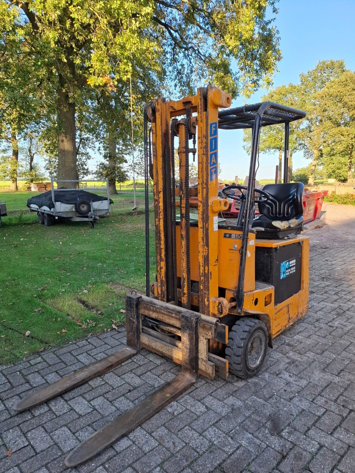 Fiat Heftruck - Elektrisch, 1500 kg hefvermogen, Zakelijke goederen, Ophalen, Heftruck, 1000 tot 2000 kg, Elektrisch