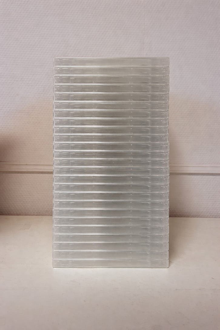 25x Lege Hoes voor 4x DVD (Transparant)
