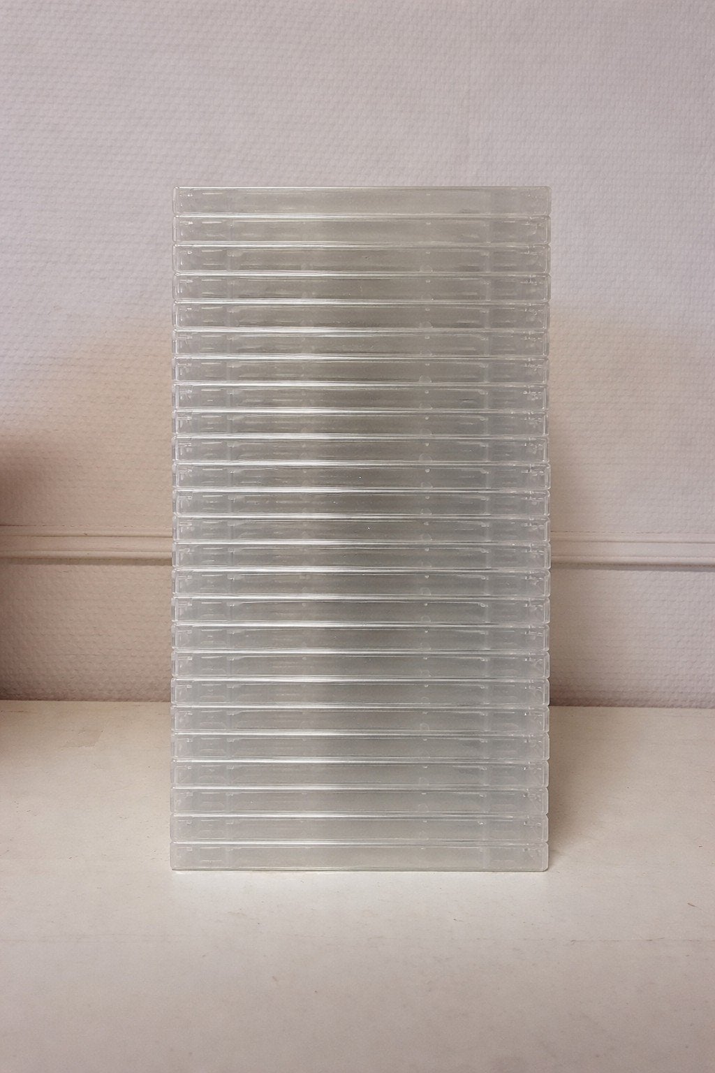 25x Lege Hoes voor 4x DVD (Transparant), Cd's en Dvd's, Alle leeftijden, Ophalen of Verzenden, Zo goed als nieuw