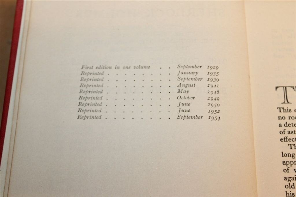 Sherlock Holmes Complete Long Stories — Doyle, Vintage 1954, Ophalen of Verzenden, Gelezen