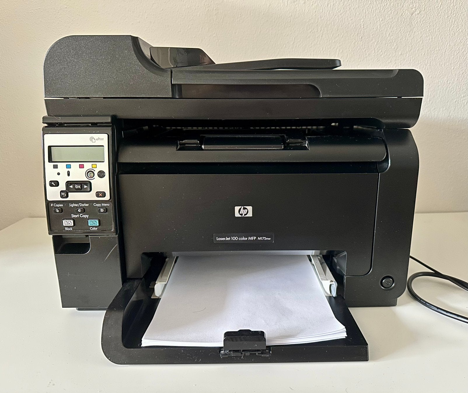 HP LaserJet 100 color MFP M175nw, Ophalen, Zo goed als nieuw, Laserprinter