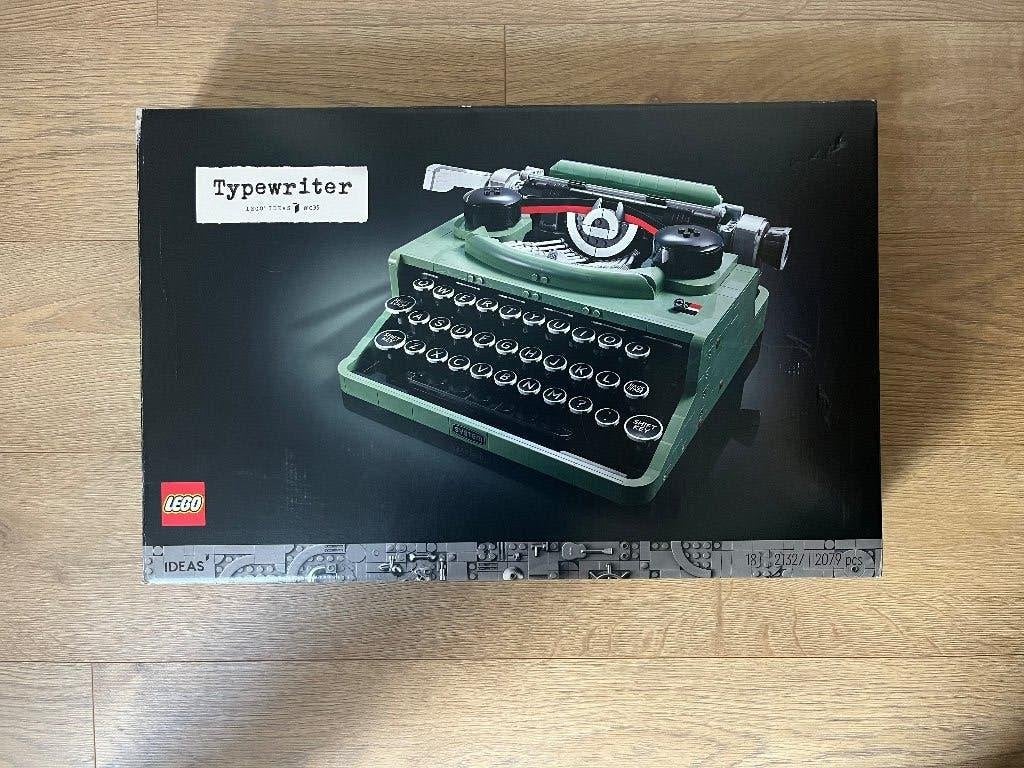 Lego Ideas Typemachine 21327 - GEBOUWDE SET, Lego, Ophalen of Verzenden, Zo goed als nieuw, Compleet