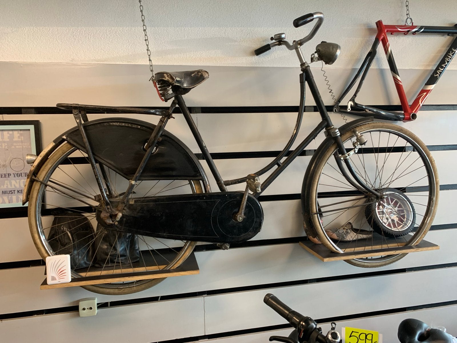 Oude omafiets restauratieproject voor verzamelaar, Fietsen en Brommers, Fietsen | Dames | Omafietsen, 56 cm of meer, Ophalen, Gebruikt