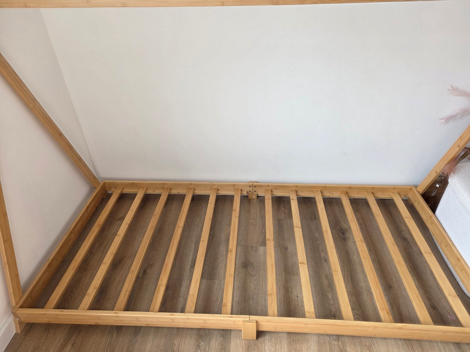 Houten Tipi Bedframe kinderbed- Eenpersoons, Ophalen, Gebruikt, 90 cm, Eenpersoons