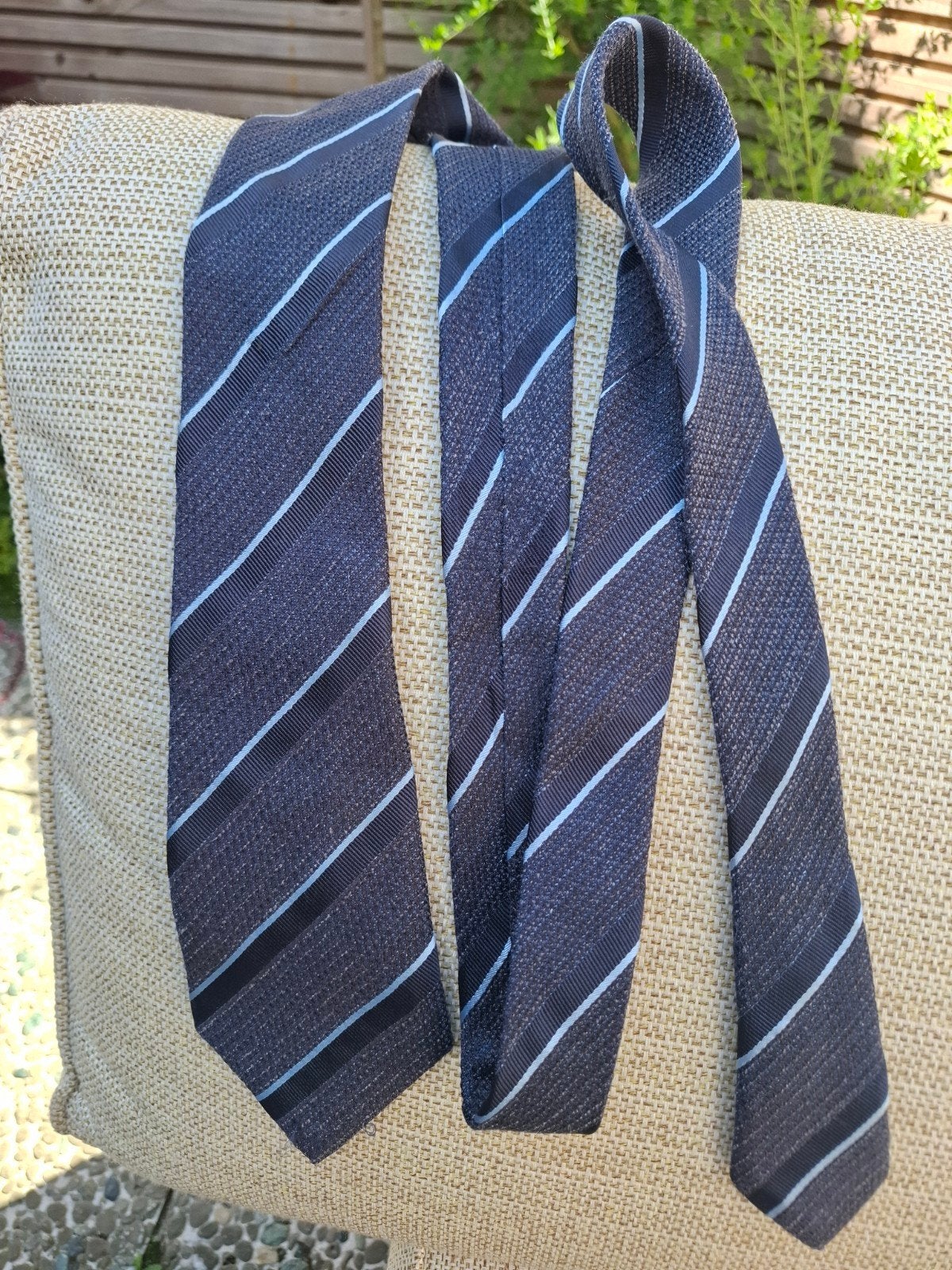 Olymp stropdas nieuwstaat, Blauw, Ophalen of Verzenden, Zo goed als nieuw, Met patroon