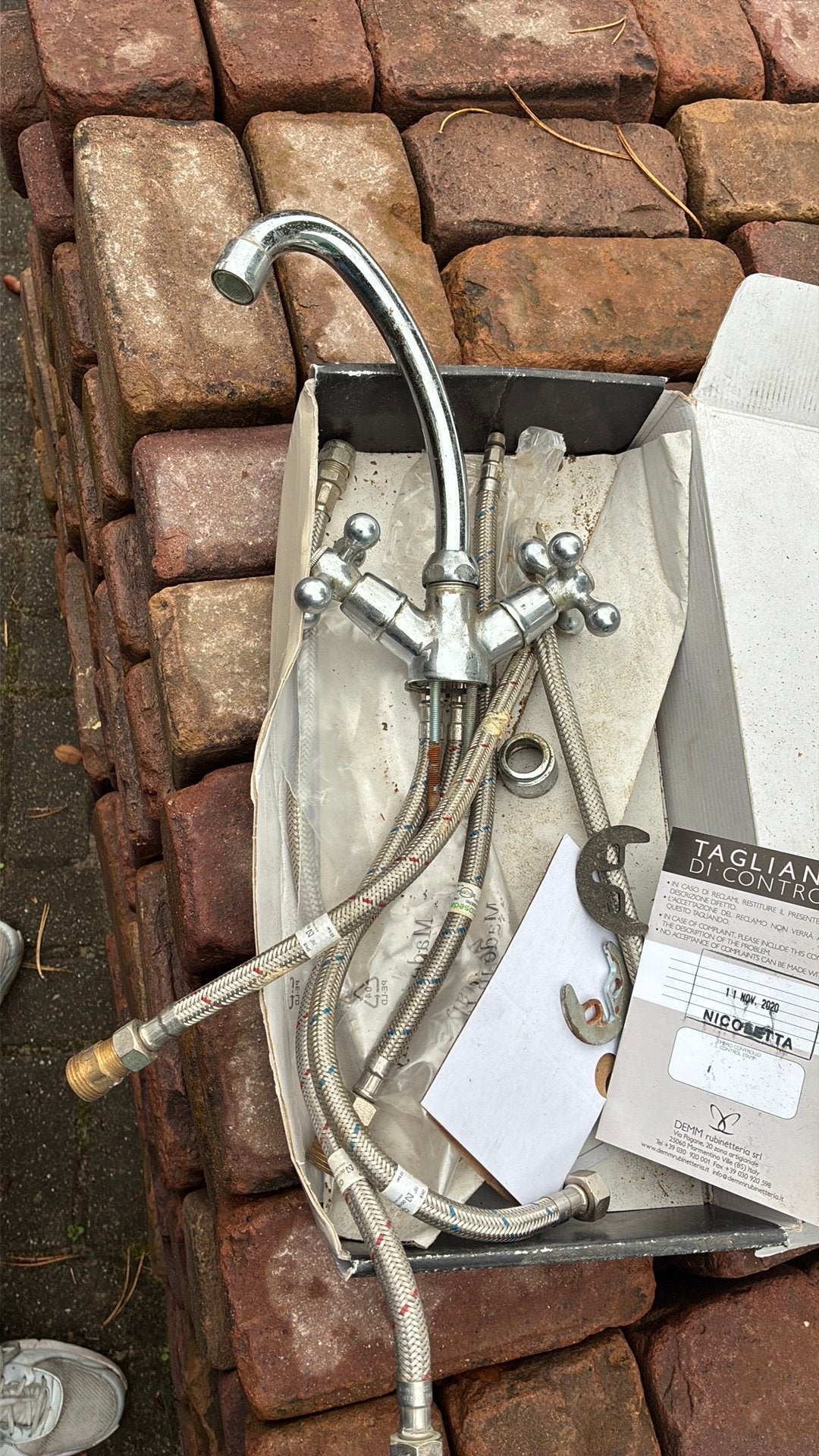 Mengkraan voor keuken of badkamer, Ophalen of Verzenden, Gebruikt, Chroom, Kraan