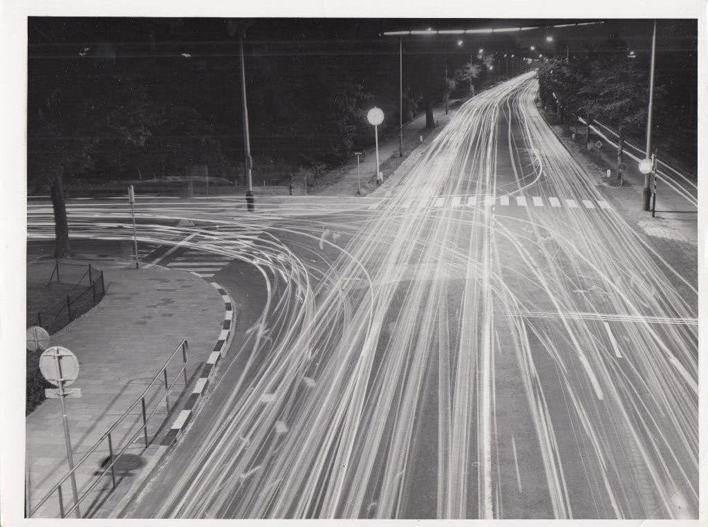 Dick van Maarseveen Lichteffechten Leidse Weg jaren 50-70, Ophalen of Verzenden, 1960 tot 1980, Overige onderwerpen
