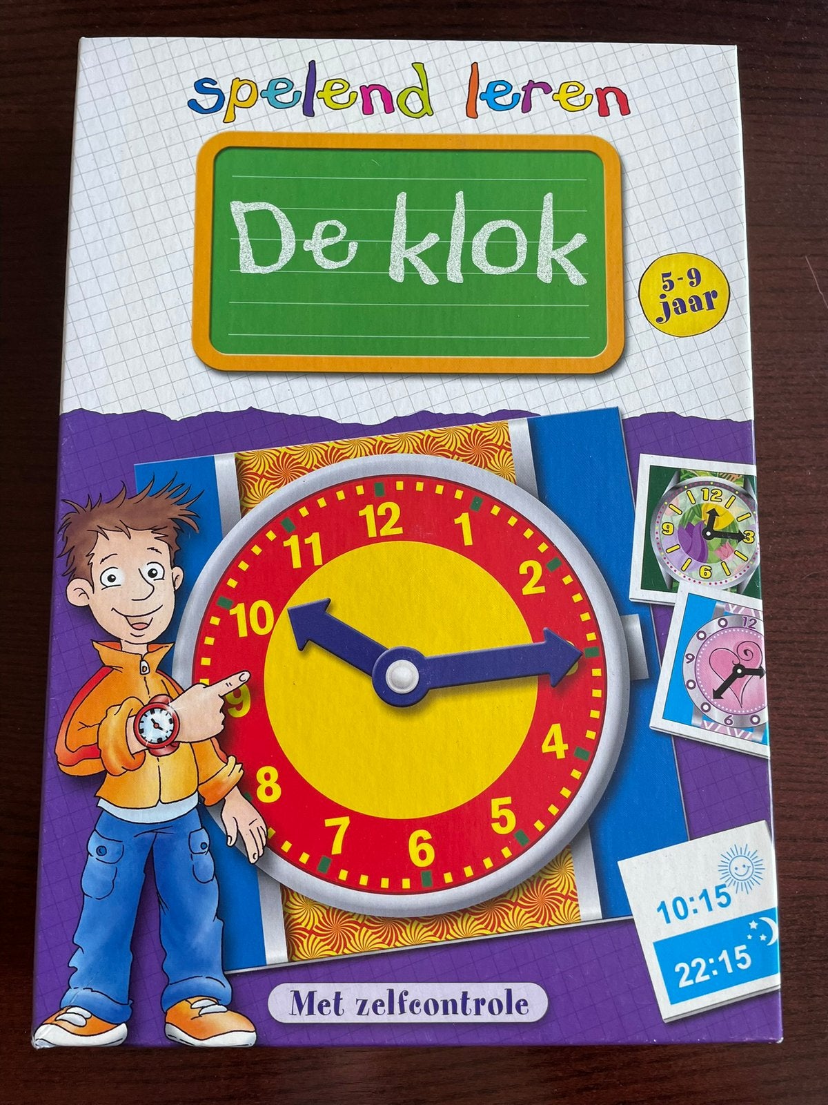 De klok - spelend leren klok kijken, Ophalen, Zo goed als nieuw