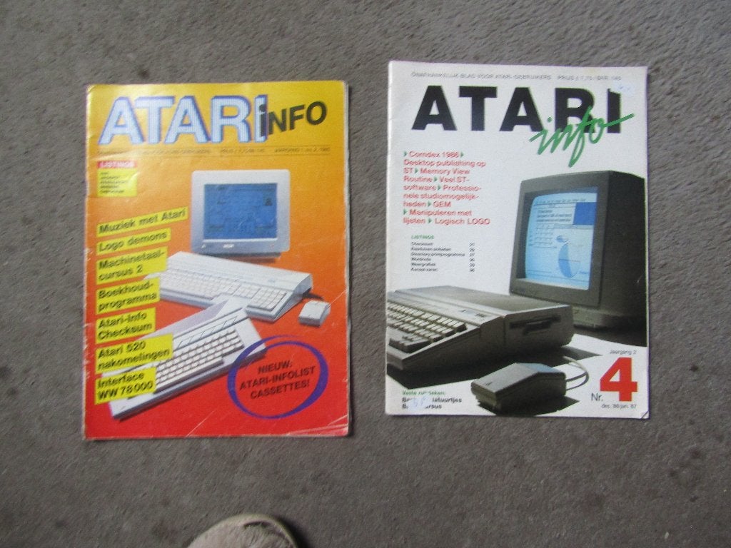 Tijdschriften: Atari info, Spelcomputers en Games, Games | Atari, Gebruikt, 1 speler, Ophalen of Verzenden, Vanaf 3 jaar