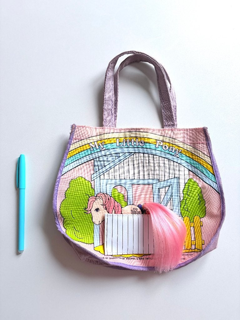 My Little Pony tas / bag Frankel & Roth 1985 Hasbro Vintage, Kinderen en Baby's, Speelgoed | My Little Pony, Ophalen of Verzenden