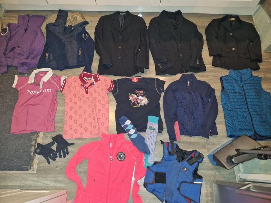 Paardrij kleding kinderen, Dieren en Toebehoren, Paardrijkleding, Kinderen, Bovenkleding, Ophalen of Verzenden