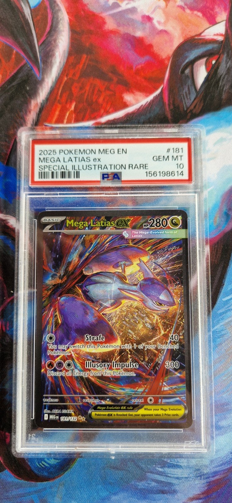 Mega Latias EX 2025 Pokemon kaart PSA 10 GEM MINT, Ophalen of Verzenden, Nieuw, Losse kaart