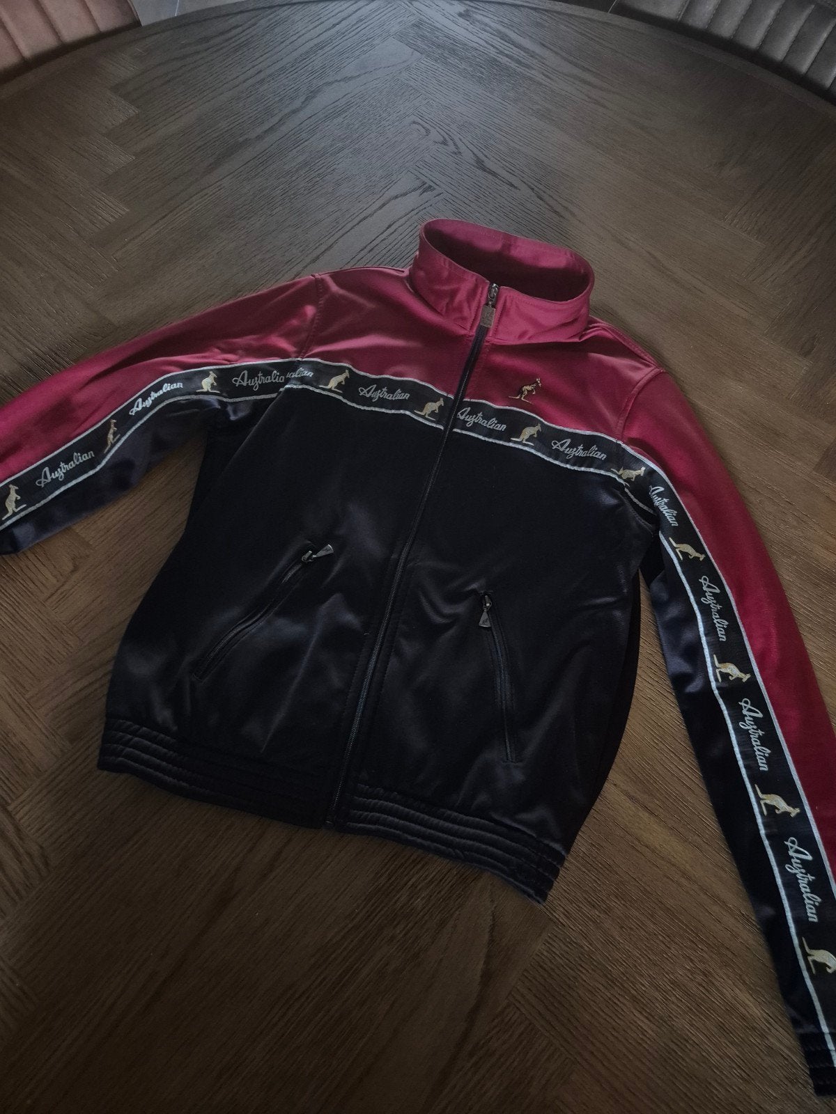 Australian trainingsjack - Zwart/Rood, Kleding | Dames, Australian, Zwart, Overige typen, Ophalen of Verzenden