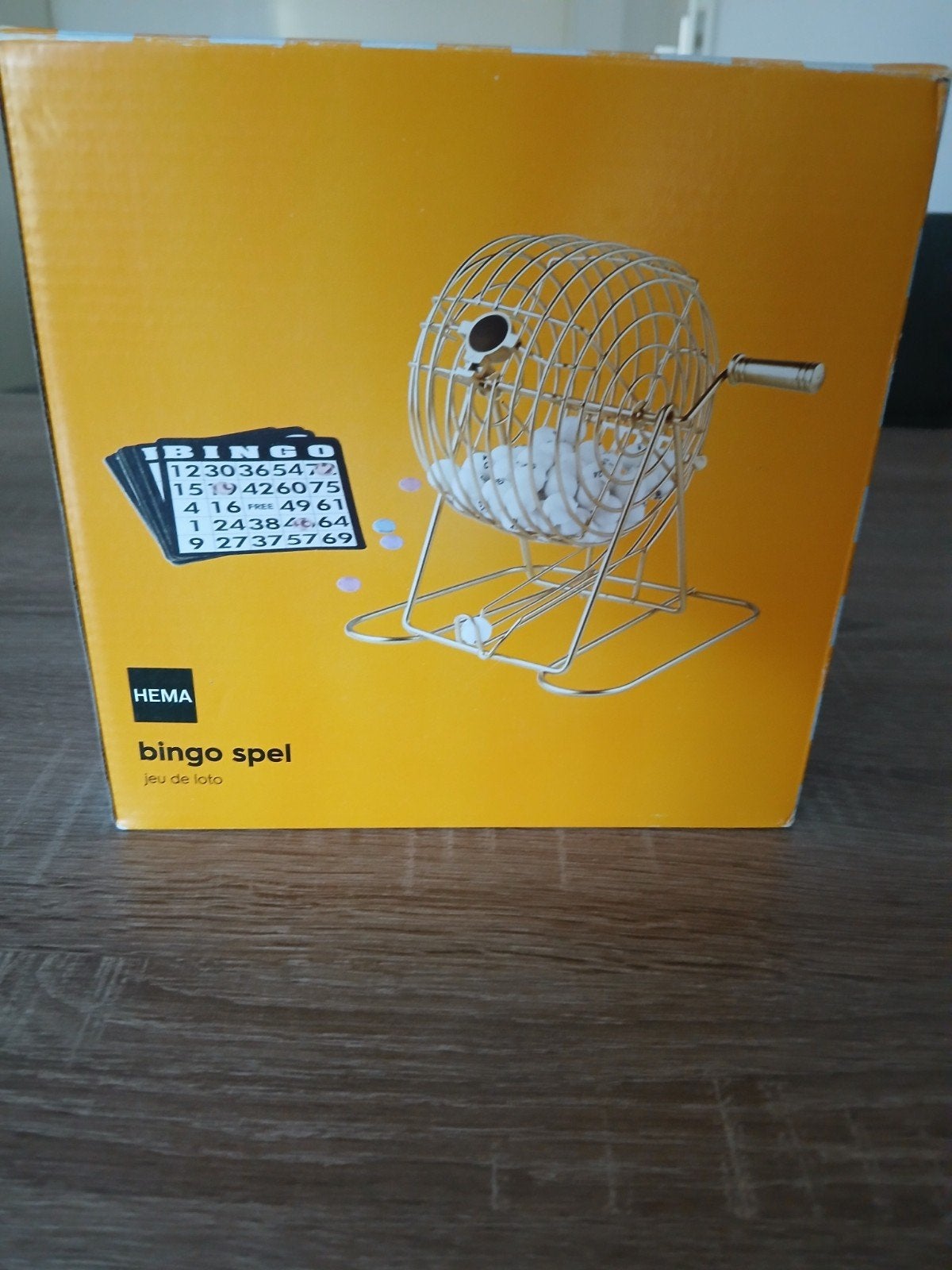 Hema Bingo Spel - Compleet met Draaimolen en Kaarten, Vijf spelers of meer, Ophalen of Verzenden, Zo goed als nieuw, Hema