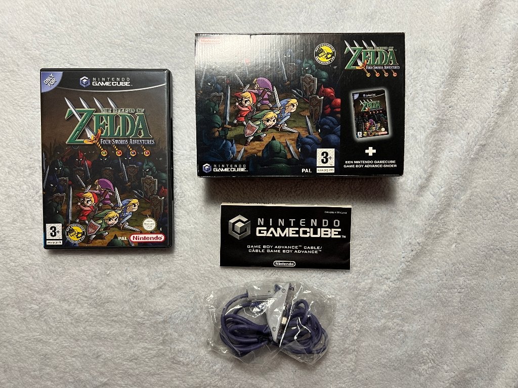 The Legend of Zelda: Four Swords Adventures (Big Box), Spelcomputers en Games, Games | Nintendo GameCube, Avontuur en Actie, Online