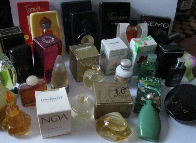 Verschillende parfum mini"s: Lancome, Cacharel, Rochas ..., Ophalen of Verzenden, Gebruikt