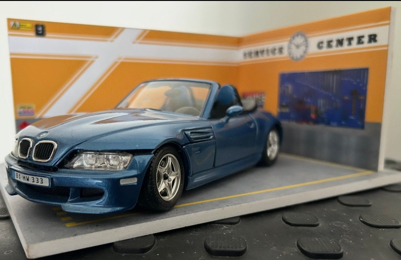 BMW Z3 Modelauto - Blauw - Zo goed als nieuw