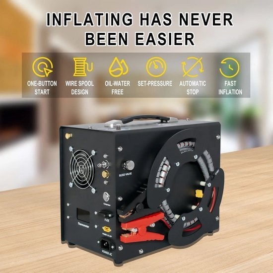 Hogedrukcompressor 300Bar 4500PSI – Draagbaar, 10 bar of meer, Nieuw, Ophalen of Verzenden, Minder dan 200 liter/min