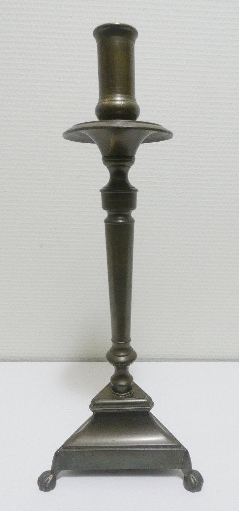 Antieke kandelaar [1970], Ophalen of Verzenden, Koper of Brons