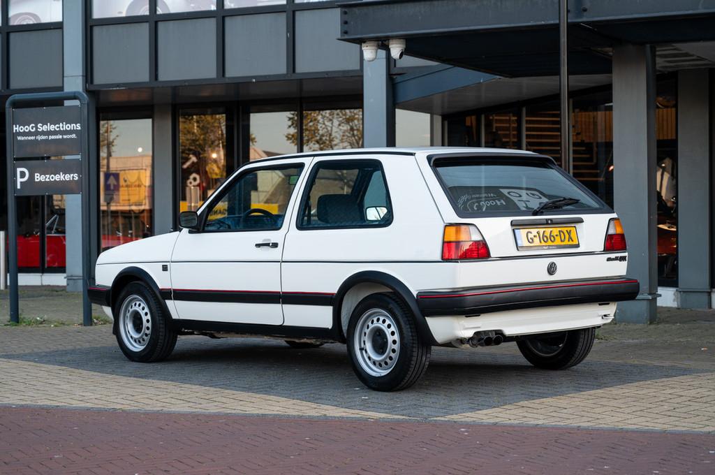 Volkswagen Golf Mk2 GTI (bj 1989), Stof, Zwart, Volkswagen, Wit