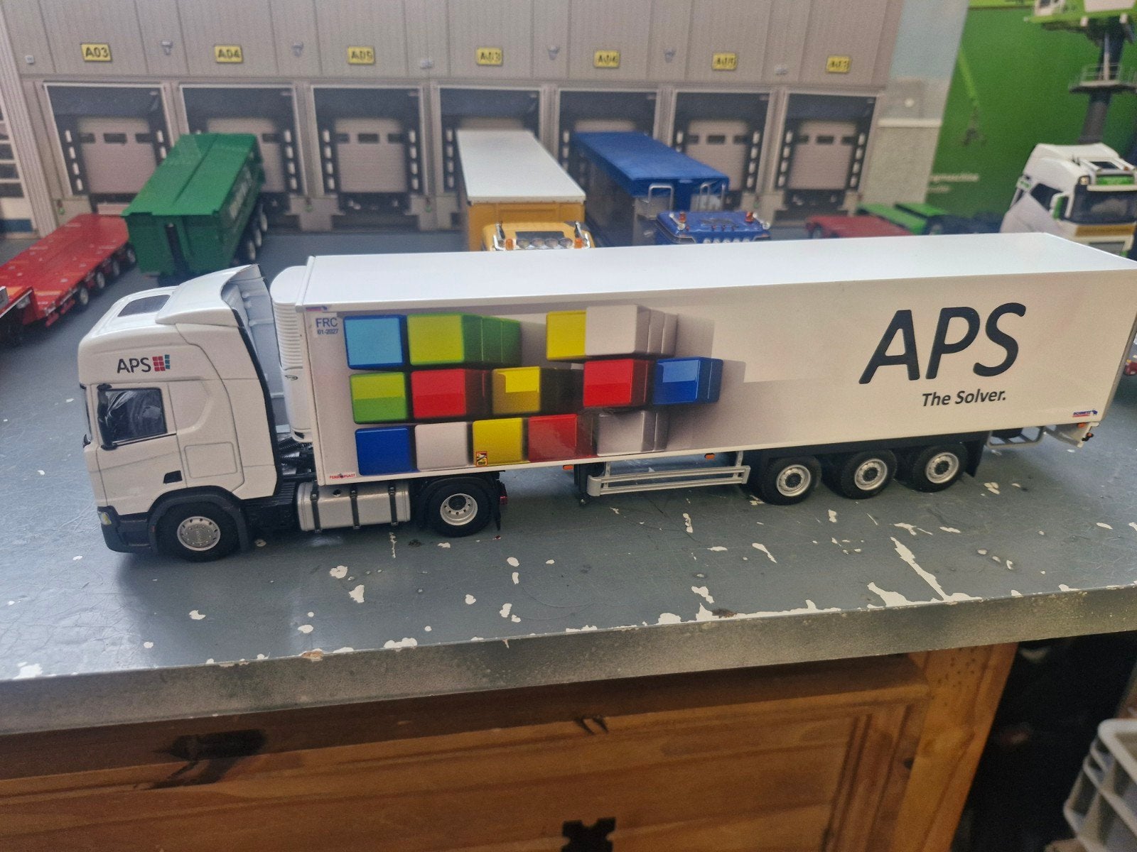 scania met koeltrailer wsi van APS, Ophalen of Verzenden