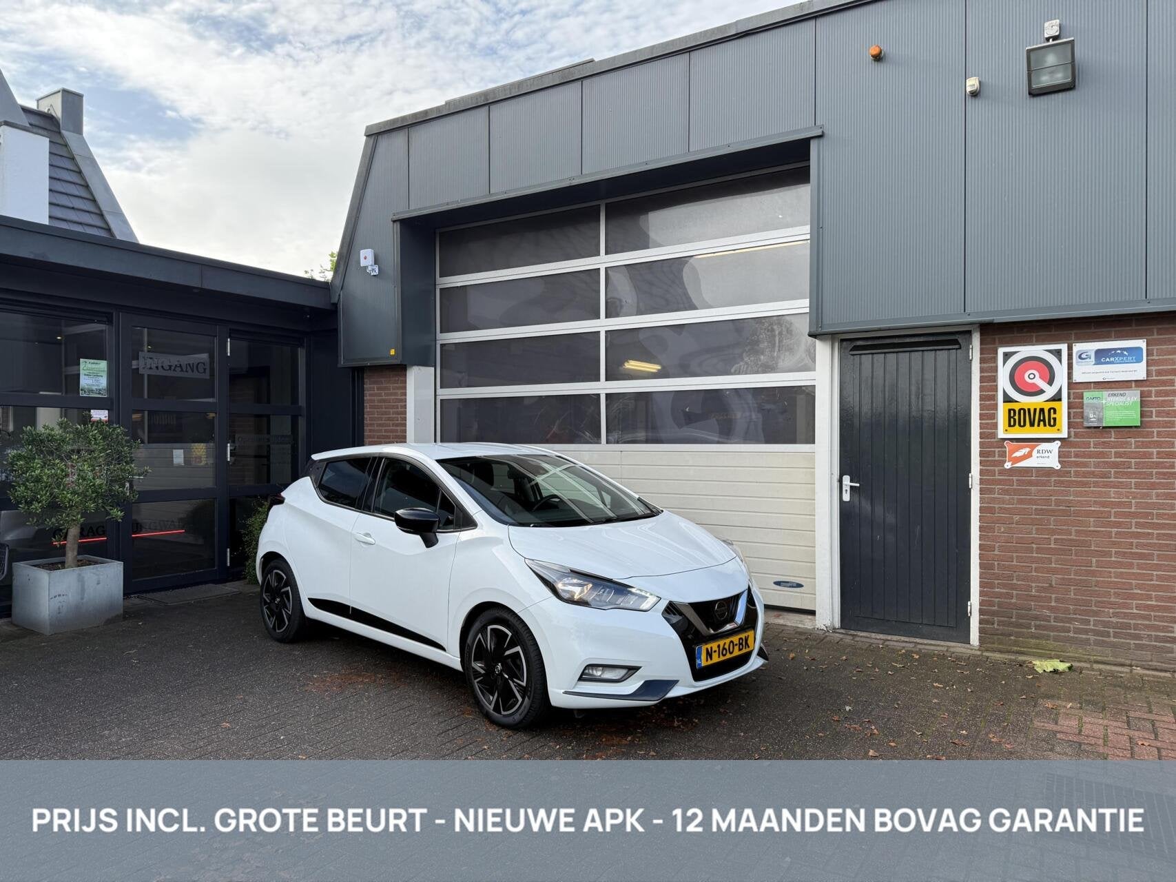 Nissan Micra 1.0 IG-T N-Design CARPLAY/NAVI *ALL-IN PRIJS*, Auto's, Voorwielaandrijving, 12 maanden, Stof, Wit