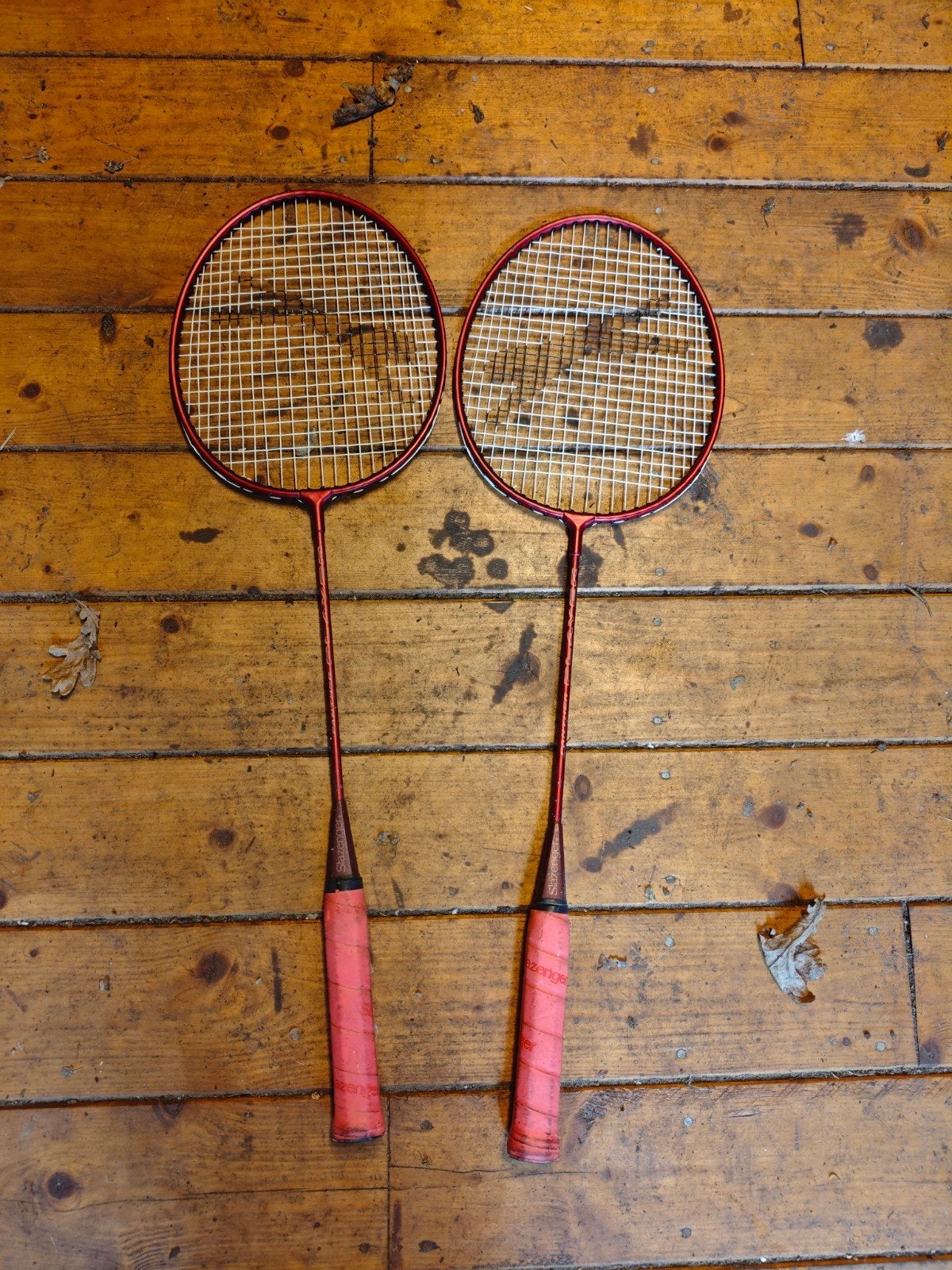 Slazenger Badminton Rackets Set - 2 stuks met hoes, Ophalen of Verzenden, Gebruikt, Racket(s)
