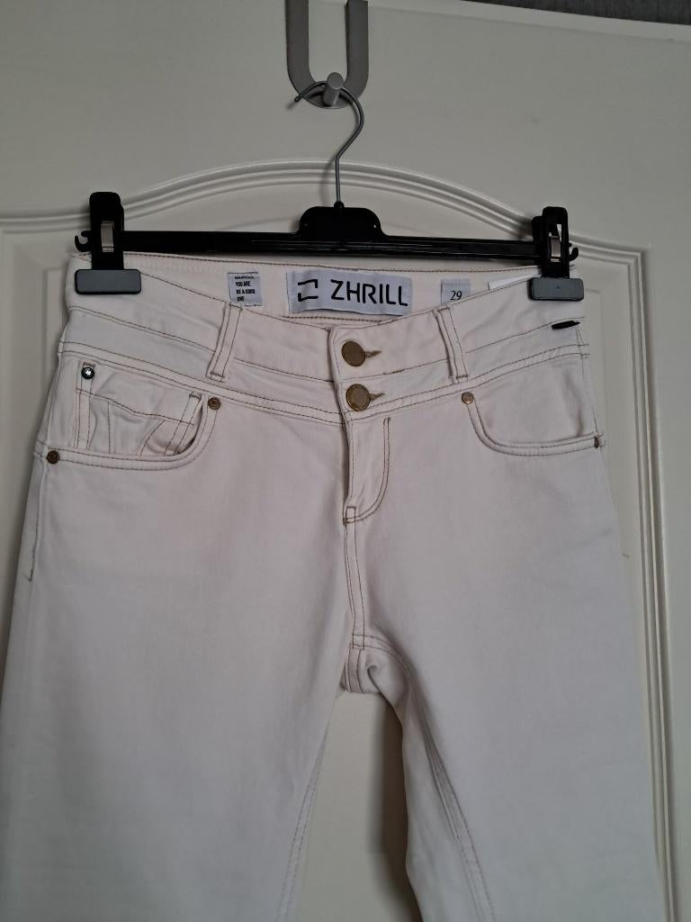 Broek Zhrill Maat : 36 Kleur : Off White NIEUWPRIJS €99,99, Wit, Nieuw, Ophalen of Verzenden, Zhrill
