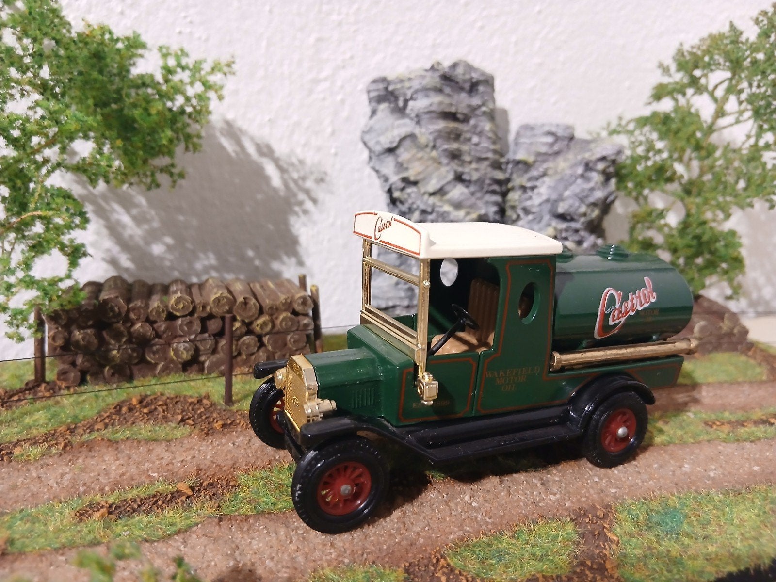 Matchbox castrol ford model t tanker mint y-12, Ophalen of Verzenden, Zo goed als nieuw, Bus of Vrachtwagen, Matchbox