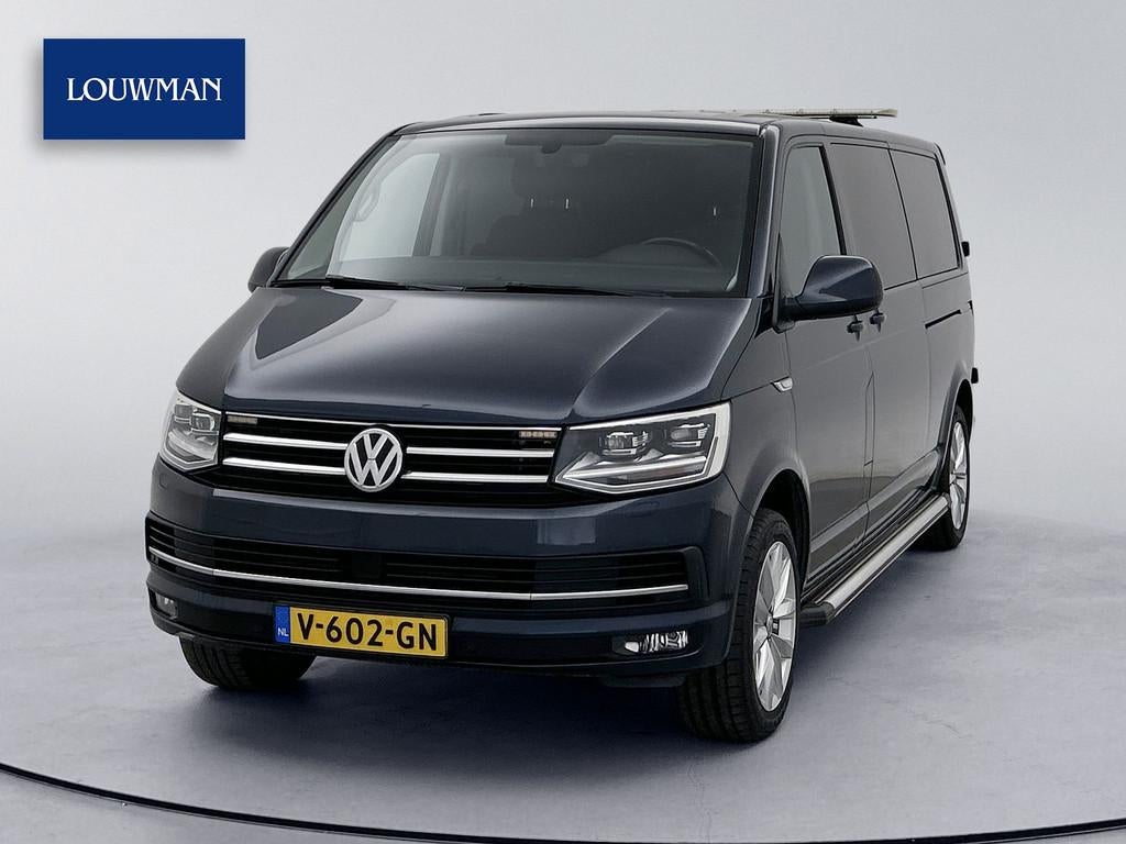 Volkswagen Transporter 2.0 TDI L2H1 DC Highline 204pk DSG Ad, Stof, Gebruikt, 4 cilinders, Met garantie (alle)