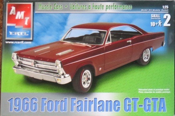 Bouwdoos 1966 Ford Fairlane GT/GTA AMT, Overige merken, Auto, Groter dan 1:32, Nieuw