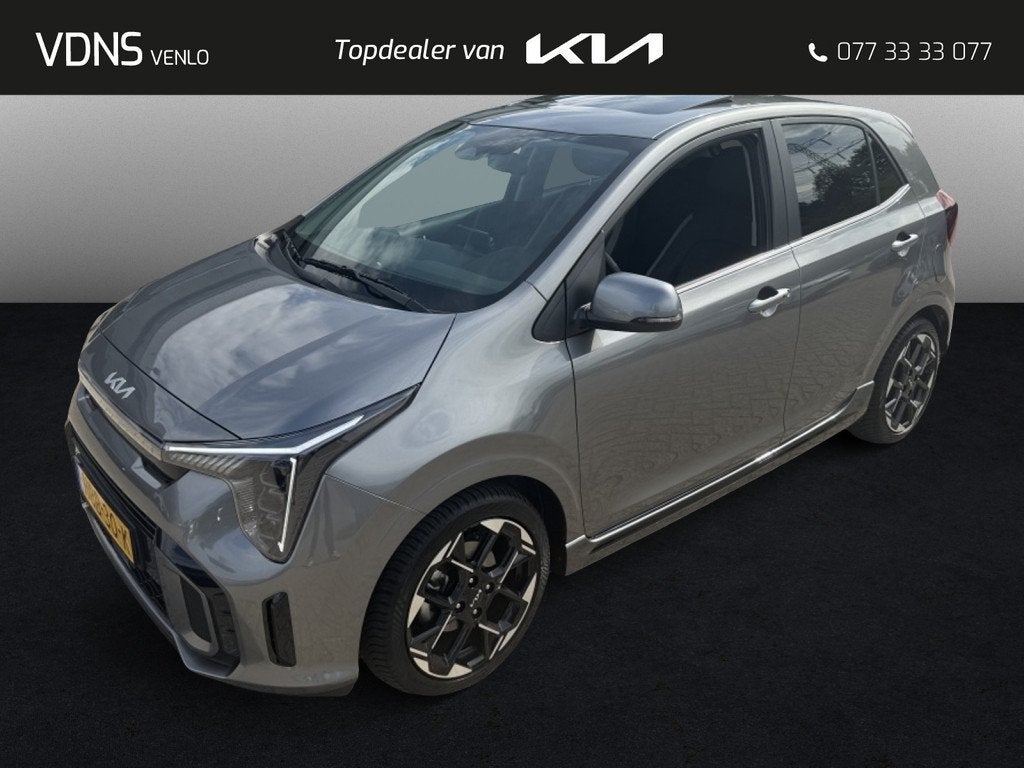 Kia Picanto 1.0 DPi GT-Line AUTOMAAT * ZEER COMPLEET + ALL S, Auto's, Automaat, Automatische klimaatregeling, Euro 6, 4 stoelen