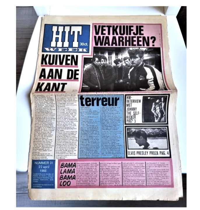 hitweek nr.31 uit 1966, Boeken, Ophalen of Verzenden, Gelezen, Muziek, Film of Tv