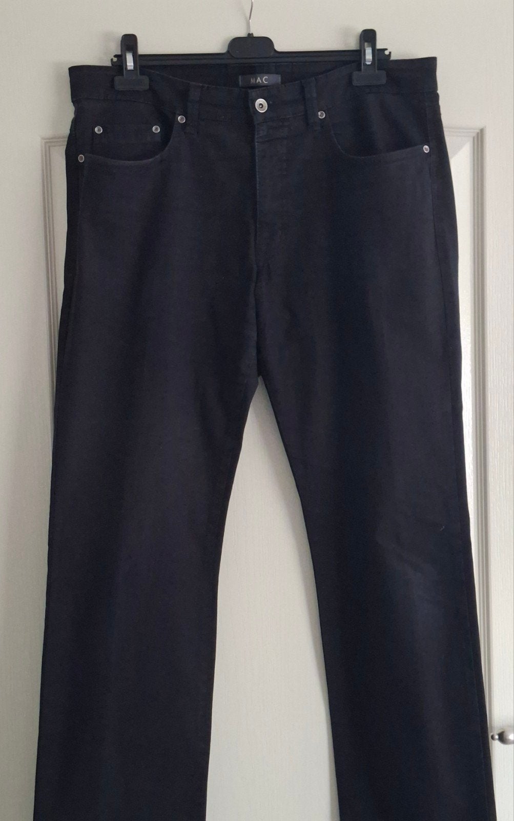 MAC Jeans - Zwarte Spijkerbroek W36/L32, W36 - W38 (confectie 52/54), Zwart, Ophalen of Verzenden, MAC Jeans