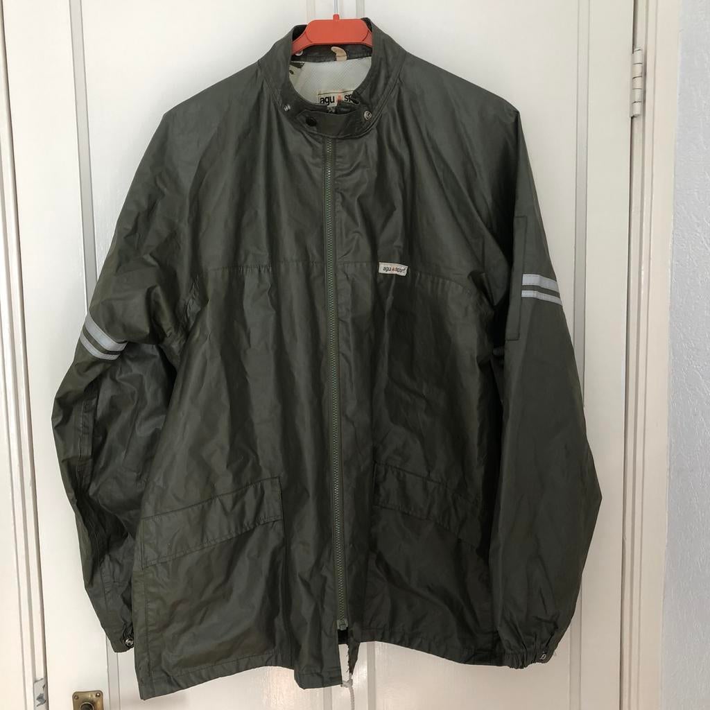 Vintage Agu Sport regenjas | Groen | Maat: S | jaren 80, Verzenden, Gebruikt, Bovenkleding