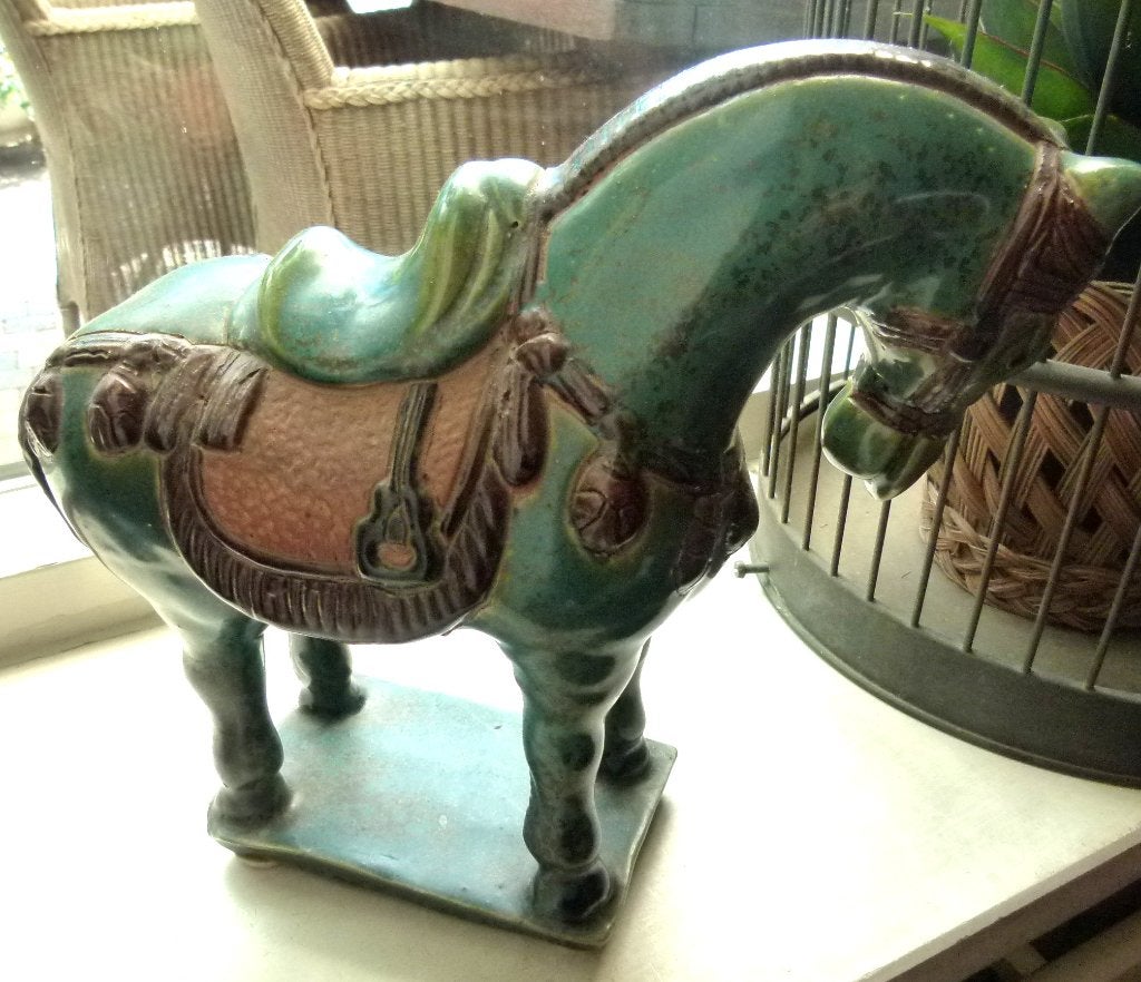 sancai paard van de tang dynastie, Antiek en Kunst, Ophalen