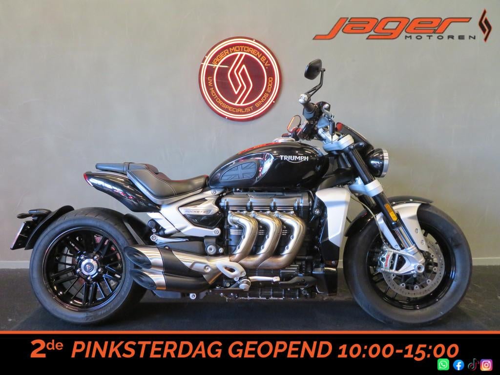 Triumph ROCKET 3 R CRUISER HISTORIE! TOP! (bj 2021), Motoren, Motoren | Triumph, Bedrijf, Toermotor, 2458 cc