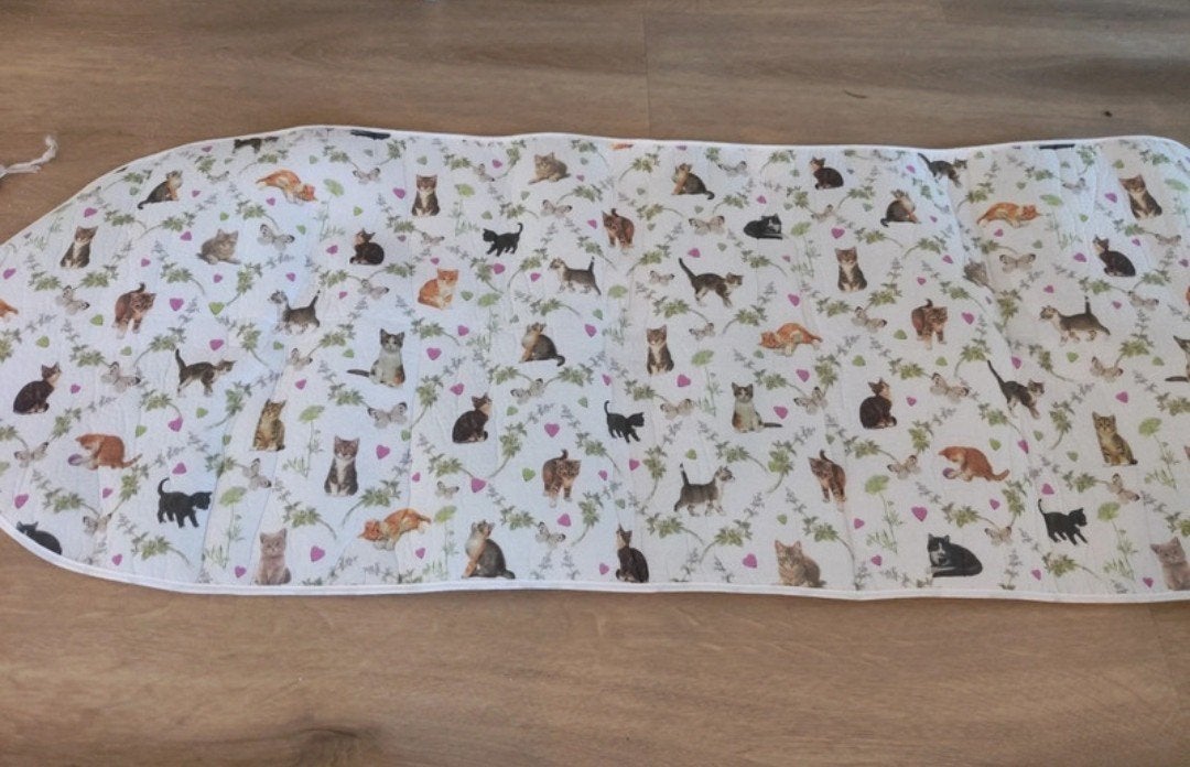 Strijkplankhoes 49x135 Franciens katten niet gebruikt, Ophalen of Verzenden, Nieuw