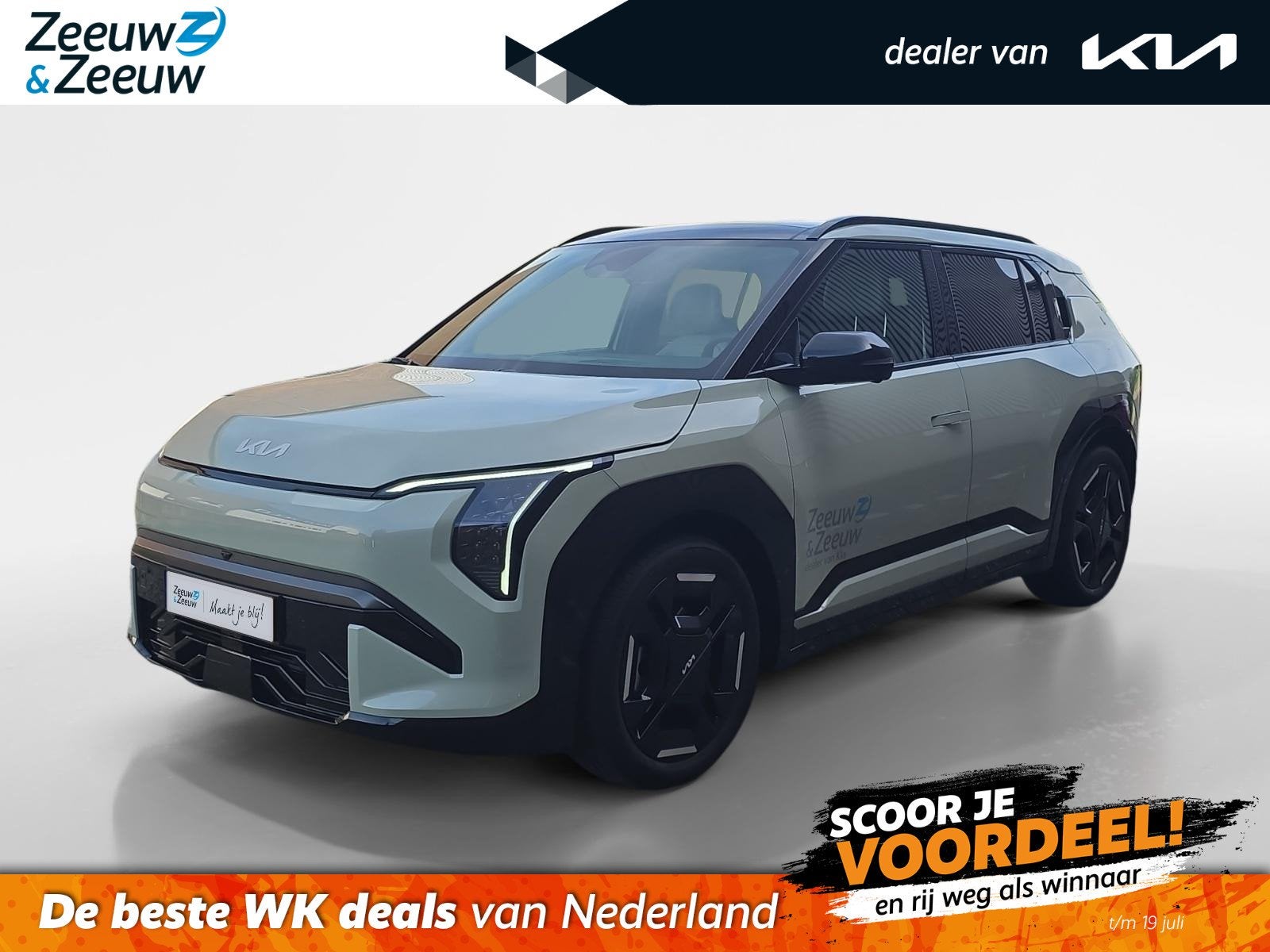 Kia EV3 GT-PlusLine 81.4 kWh | Schuif- kanteldak | Harman Ka, Auto's, Kia, 510 min, Origineel Nederlands, 204 pk, 1000 kg
